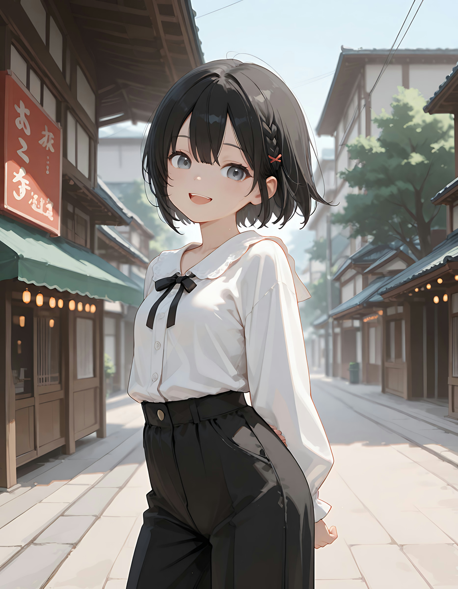 黒髪彼女を独り占め