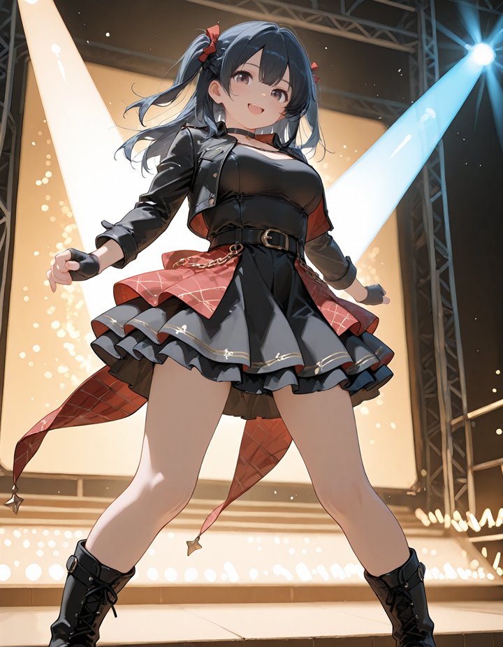 アイドル衣装：ロックレザー