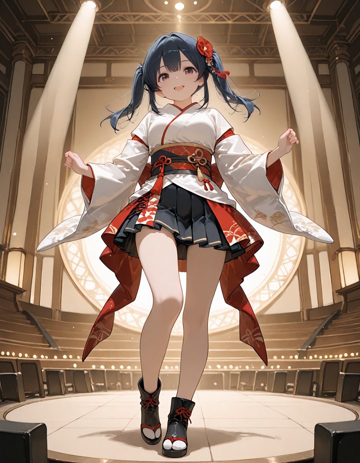 アイドル衣装：和風アイドル
